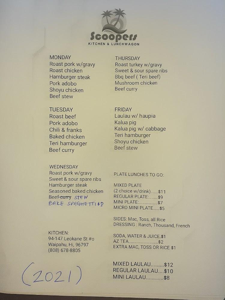 Scoopers Kitchen Menu image 4